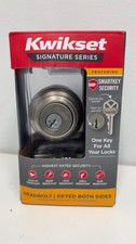 Kwikset 99850-074 Satin Nickel Keyed Entry Dbl Cylinder Door Deadbolt