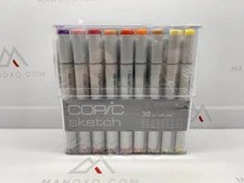 COPIC Sketch Set "36 Colors", 36er Set im Acryl-Display, Twin Marker m