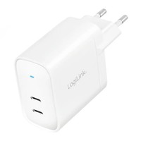 LogiLink PA0282 USB LadegeräT 20 W 2X USB-C® USB PD Weiß Innenbereich USB Power