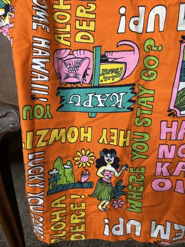 Vintage Suck Em Up! Hawaiihemd aus den 60er Jahren Gr. Small/Medium Aloha Primo - Bild 5 von 11