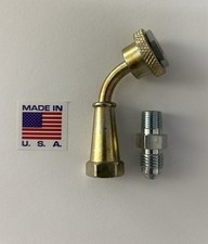 Adaptador de servicio de puntal de cuello de ganso para aviones Herramienta de válvula de llenado de puntal Adaptador gratuito