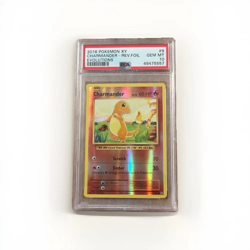 Charmander Rev Holo | XY Evolutions | PSA 10 Gem Mint