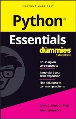 Python Essentials For Dummies - Paperback, by Shovic John C.; - Very Good