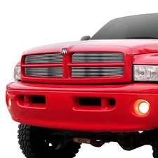 For Dodge Ram 1500 99-01 Main Grille 1-Pc Chrome Polished 8x6 mm Horizontal