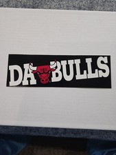 1992 Vintage Chicago Bulls "Da Bulls" Bumper Sticker 8.75" x 3"