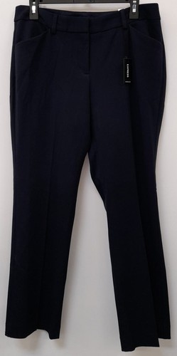 Express Women's Editor Barely Boot Low Rise Stretch Navy Size 10S Pants
