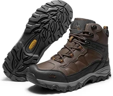 NORTIV8 Men's Waterproof Hiking Boots Trekking Work Outdoor Slip Resistant Shoes