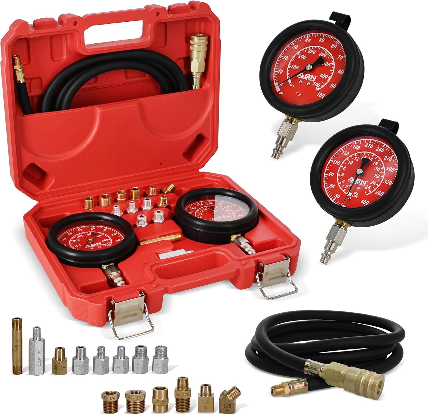 Pressure Tester Tool Kit &ndash; Professional Gauge...