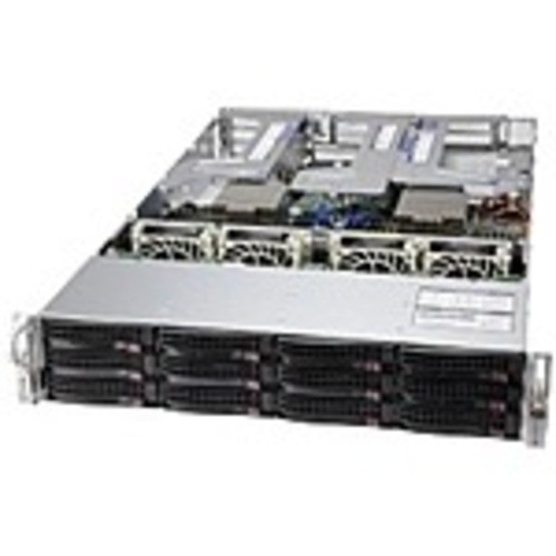 Server Chassis Supermicro 2024US-TRT 2U Rack Mount Barebones Server with