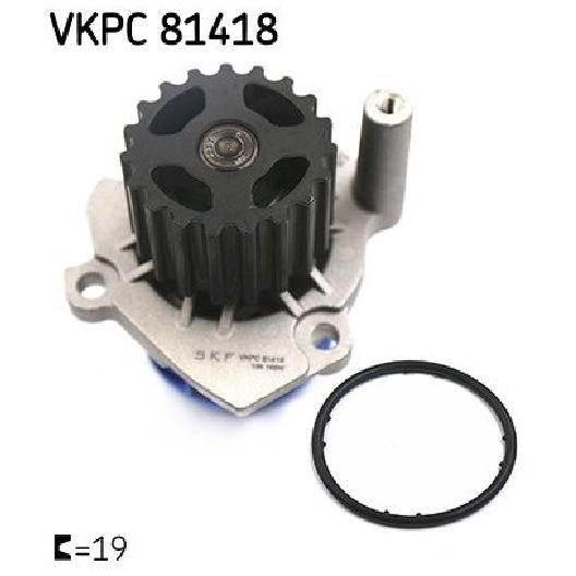 Wasserpumpe MotorküHlung FüR VW Touran 1T 1.9 03 Bis 10 SKF Original Neu-image