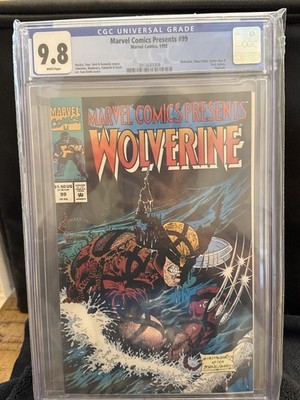 Marvel Comics Presents #99 CGC 9.8 (1992) - Wolverine - Sam Keith cover