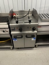 Lincat Opus 800 twin tank, twin basket free-standing electric fryer