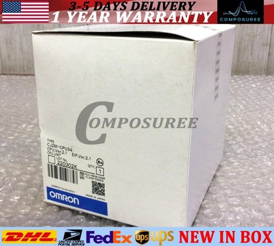 Omron CJ2M-CPU34 CPU Unit CJ2MCPU34 1PCS New in Box