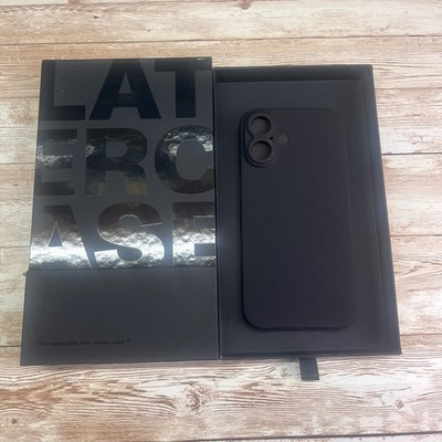 Latercase Classic Midnight Phone Case for iPhone 16 Impossibly Thin Feather