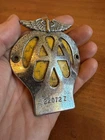 Small Vintage AA Car or Motorcycle Badge London Grill Emblem 22072Z - 8.8cm