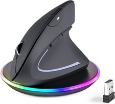 Perixx PERIMICE-813RX Wireless Ergonomic Vertical Mouse