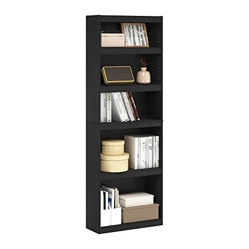 FURINNO JAYA ENHANCED HOME 5-TIER SHELF BOOKCASE - BLACKWOOD - Image 2 of 4