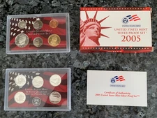 2005 Silver Proof Set U.S. Mint Original Government Packaging OGP COA