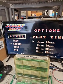 3 Count Bout - Neo Geo MVS Arcade Cartridge SNK 100% Authentic *SECURITY SEAL*