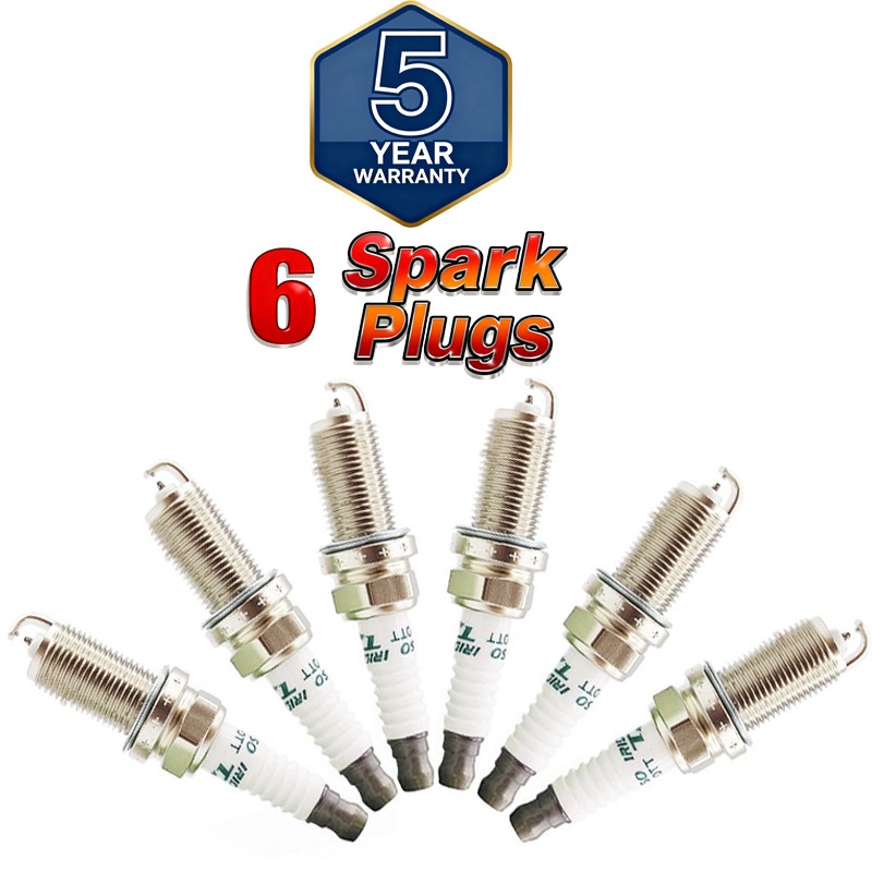 Set of 6 Denso Iridium TT Spark Plug New for Acura Honda Mazda Nissan Subaru L4