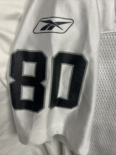 Vintage 90s Oakland Raiders Jersey Mens XL White Reebok Jerry Rice #80 NFL - Picture 8 of 9