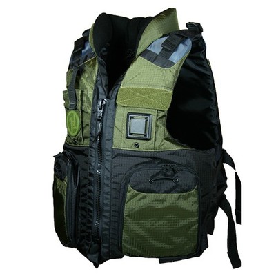 First Watch AV-800 Four Pocket Flotation Vest, OD Green 2XL/3XL