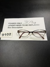 Lulu Guinness Eyeglasses L767 BRN 51 16 135