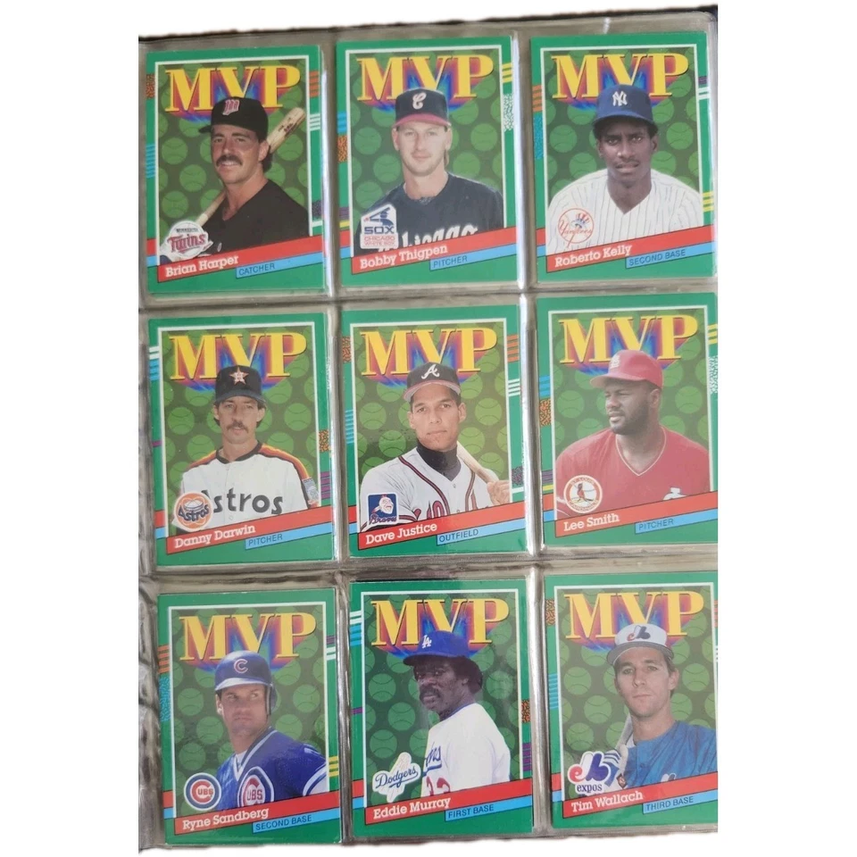 Score and Donruss 1991, lot of 108 MLB cards: MVPs, stars, rookies, and others. - Image 3 of 4