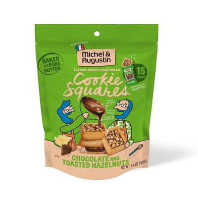 Michel et Augustin Cookies, Individually Wrapped Snacks, 1 Pack, Golden Brown