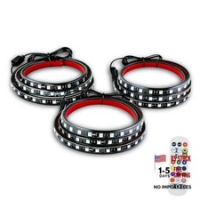 RGB Truck Bed Lights Strip Kit, 3PCS 60 Inch 270 LED Neon Accent 3 60 IN RGB