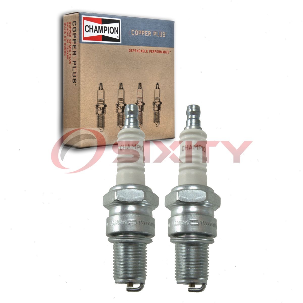 2 pc Champion Copper Plus 120 Spark Plugs for WU9EU WU14EU WR8CP W9CL W9C ih