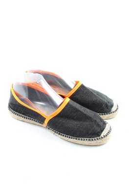 GAIMO Espadrilles-Sandalen Damen Sandalen Gr. DE 40 schwarz-hellorange