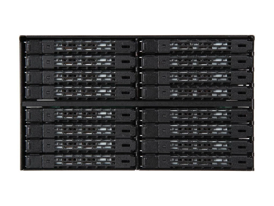 ICY DOCK ToughArmor MB516SP-B Rugged Full Metal 16 Bay 2.5" SAS/SATA SSD/HDD - Image 2 of 4