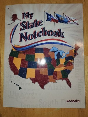 Abeka My State Notebook Book 4th Grade 4 Third Edition Learning Homeschool