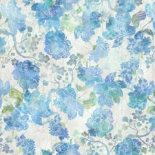 Ethereal By In The Beginning Fabrics - Blue Large Floral  1JYT-2