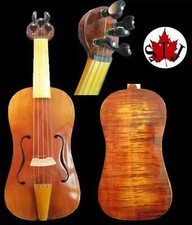 Hand made Medieval Fiddle, 5 strings vielles, 15" inch body ,Good Sound