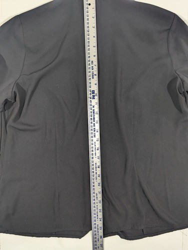 Elementz Women's Shirt Size 1X Black Long Sleeve V-Neck Button Down Blouse NWT - Picture 6 of 7