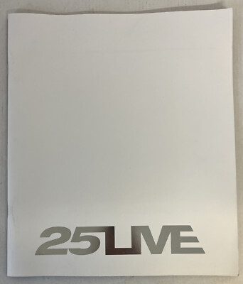 George Michael, 25 Live Tour Programme, Rare White Cover Edition 2006-2008