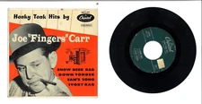 Joe Fingers Carr, Honky Tonk Hits, Capitol  EAP-1-417 Snow Deer Rag-Sam's SongVG