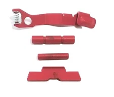 Ghost RED Extended Slide Stop Release Plus Control Kit For Glock 43 43X 48