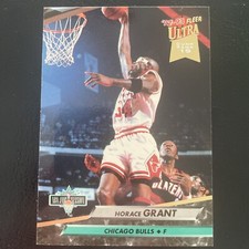1992-93 Horace Grant Fleer Ultra #219 NBA Jam Session Dunk Rank 19 Top 20 Jammer