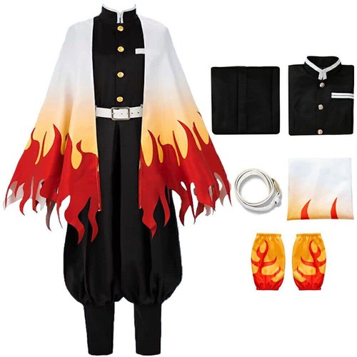 Womens Men Japanese Anime Cosplay Costume Halloween Carnival Fancy Dress Outfit - Picture 12 of 46