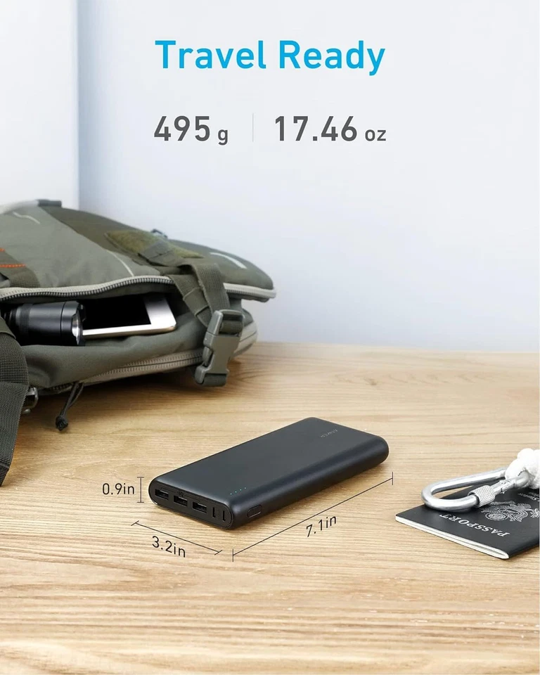 Anker 337 Powerbank PowerCore 26K 26800mAh Externer Akku 3 USB Ports für iPhone - Bild 4 von 4