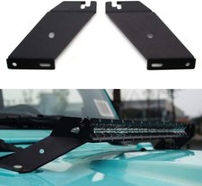 20-22 Led Light Bar Kit Hood Top Mounting Brackets For 2007-17 Jeep Wrangler Jk