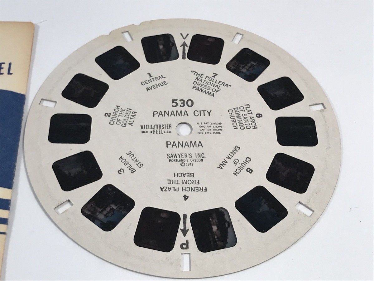 Vintage 1948 Sawyer's Viewmaster View Master Panama City Panama