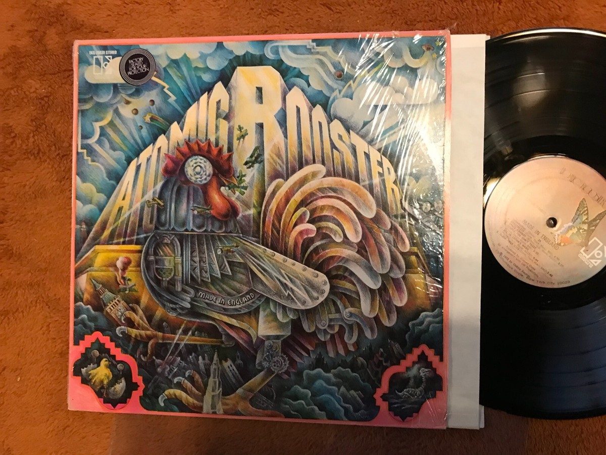 ATOMIC ROOSTER MADE IN ENGLAND LP 1972 ELEKTRA EKS-75039 w/shrink