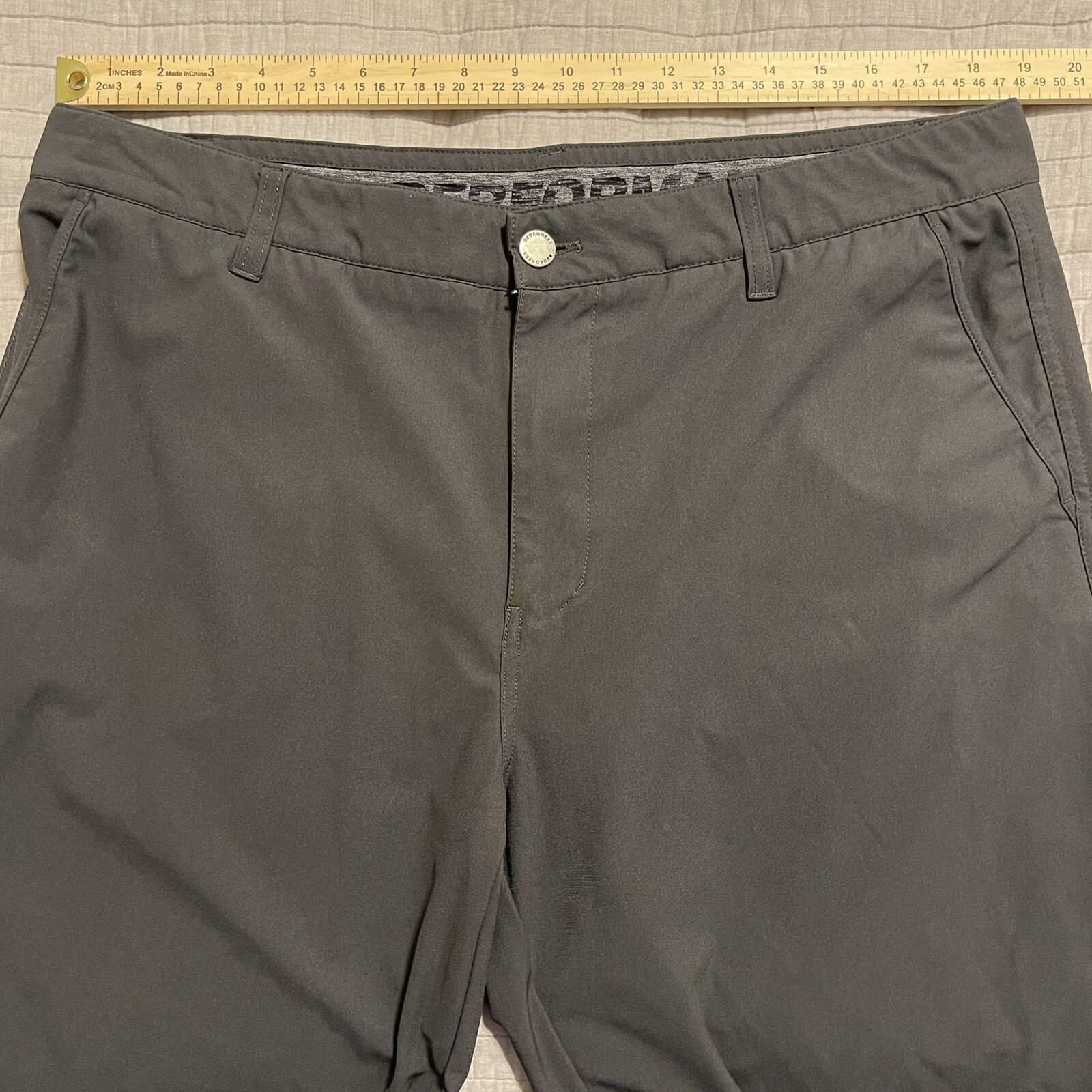 32 Degrees Performance Mens Flat Front Dark Gray … - image 2