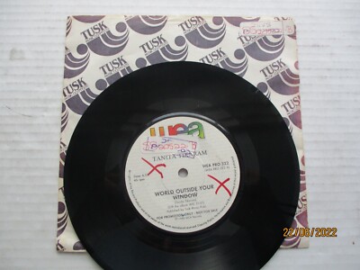 TANITA TIKARAM -World outside your Window - S.AFRICA SAUK Broadcast PROMO 45 RPM