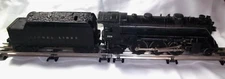 LIONEL POSTWAR O-GAUGE 224 STEAM LOCOMOTIVE WITH 2466W TENDER SERVICED AND READY