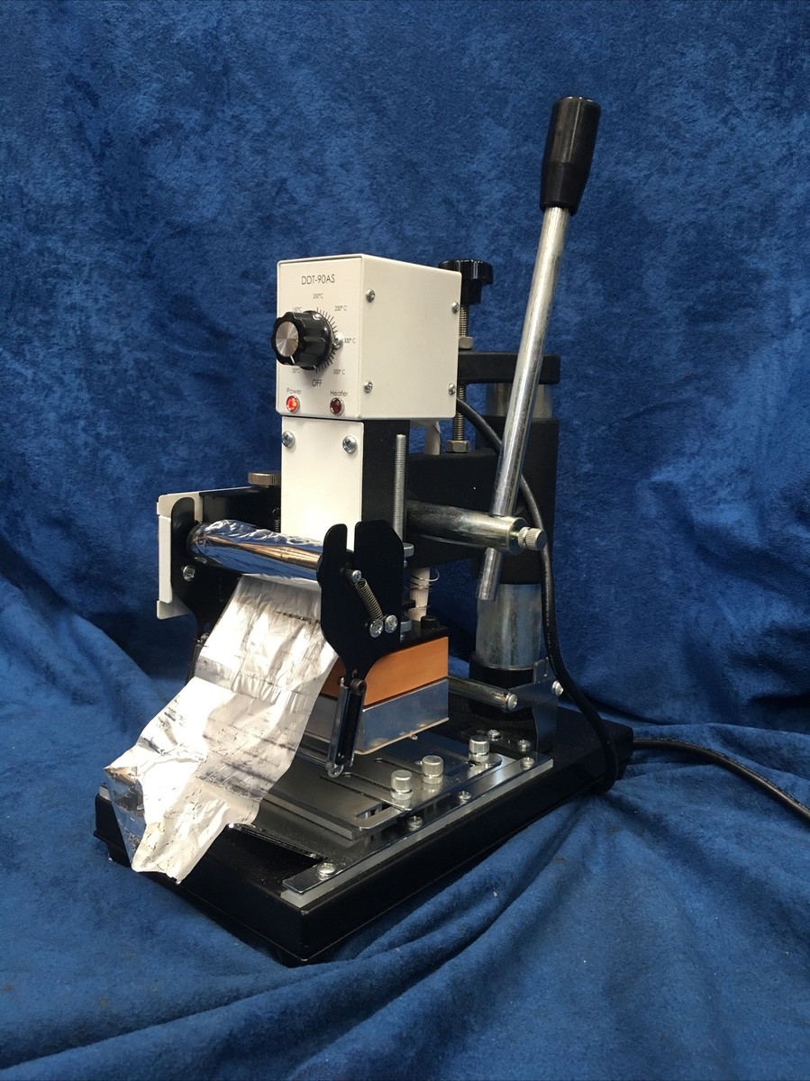 DDT-90AS Manual Hot Foil Stamping Machine PVC Plastic Card Tipper